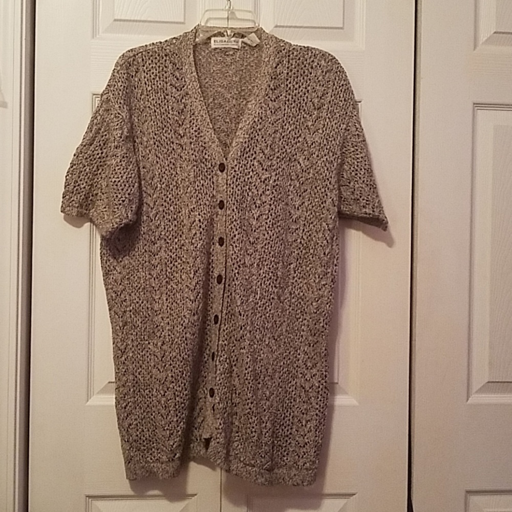 Elizabeth short sleeve sweater